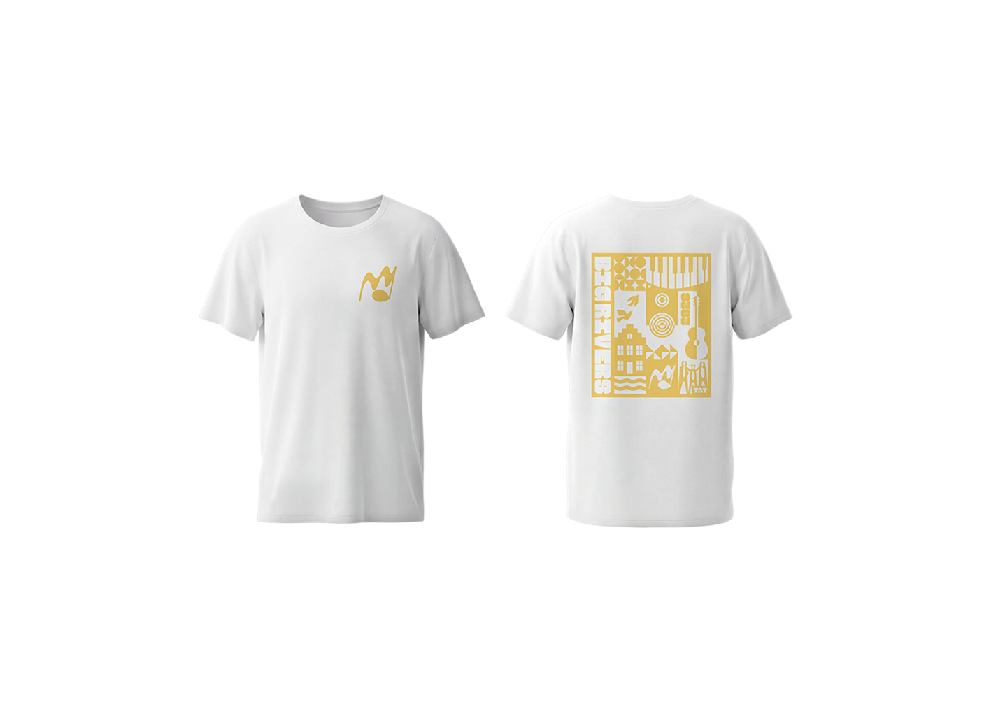 T-shirt 2026 wit