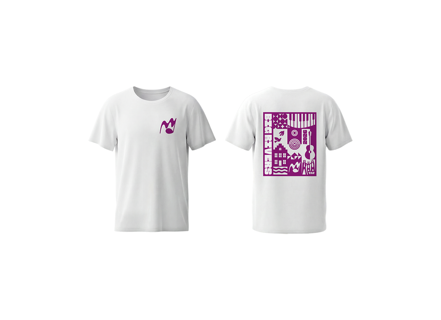 T-shirt 2026 wit