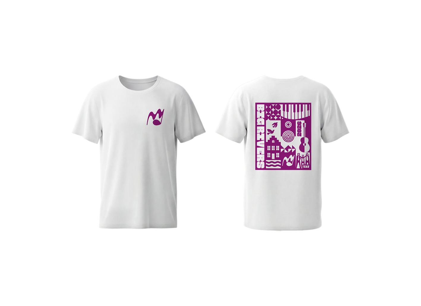 T-shirt 2026 wit