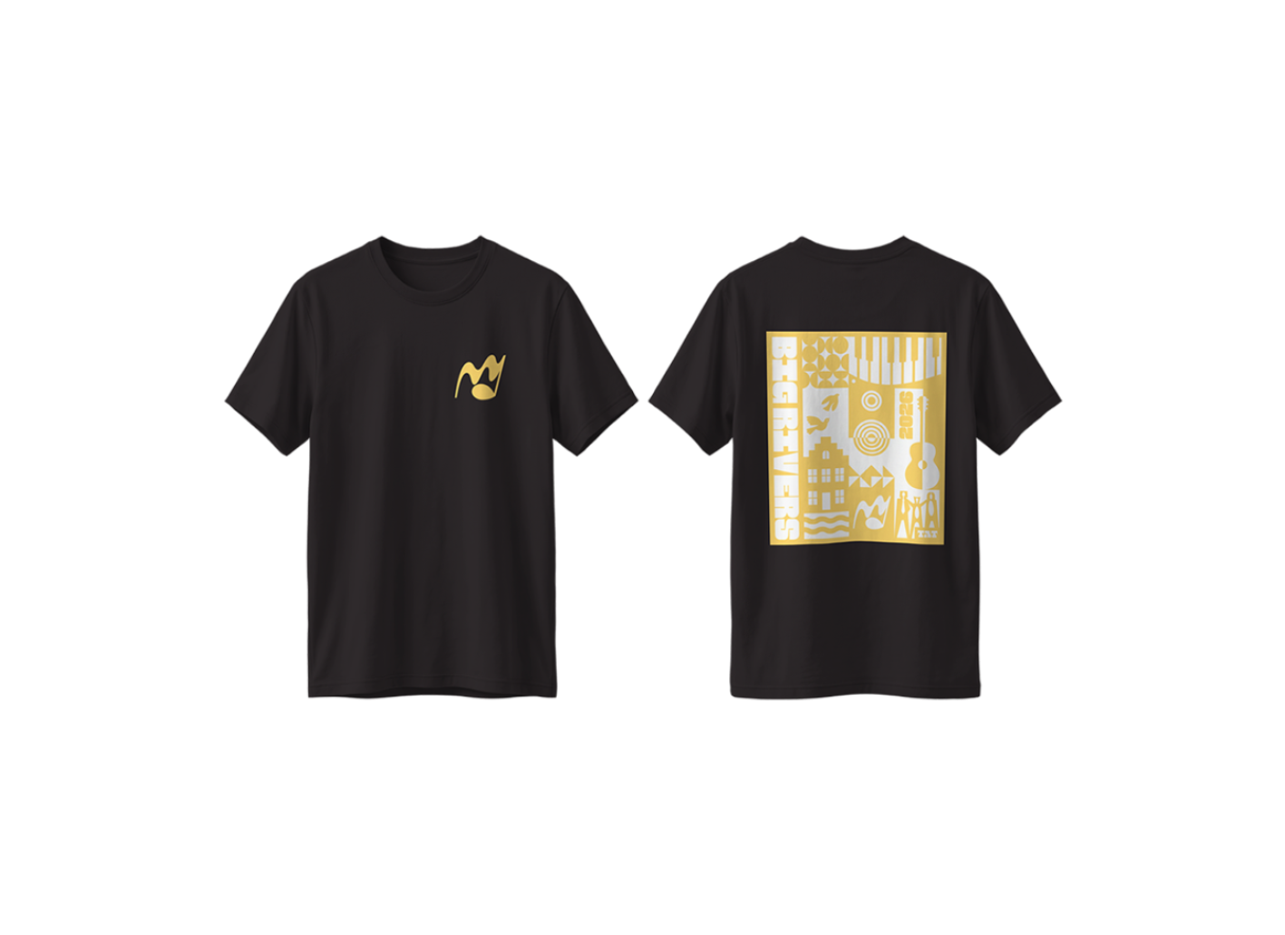 T-shirt 2026 zwart