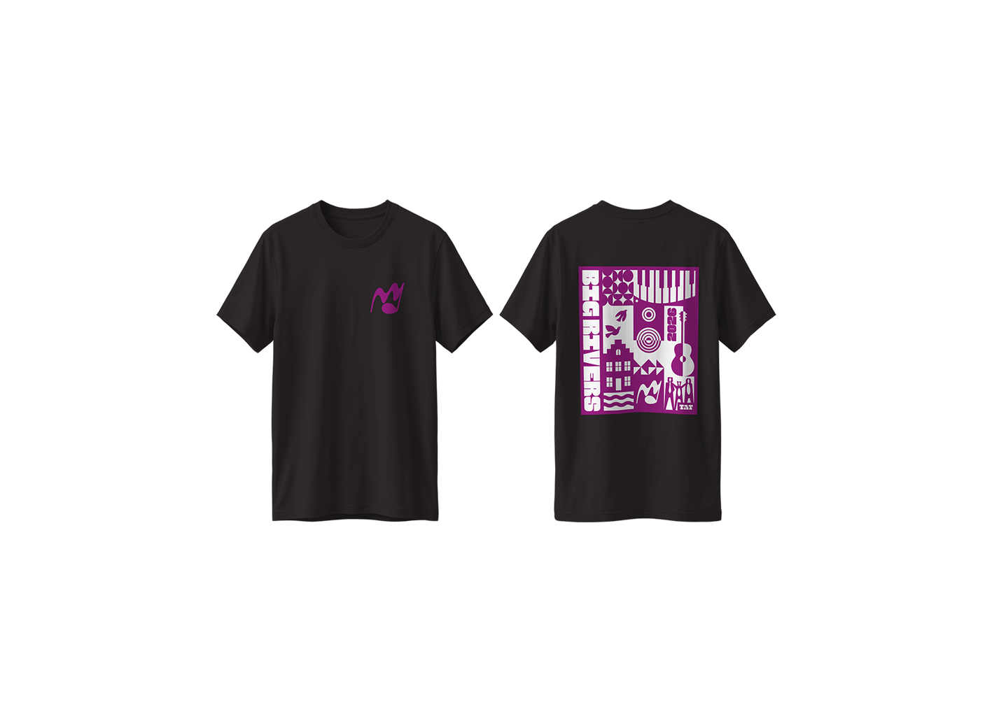 T-shirt 2026 zwart