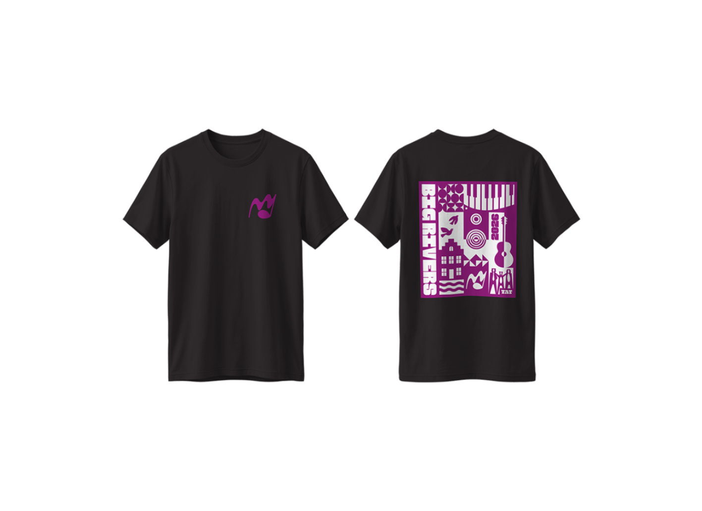 T-shirt 2026 zwart