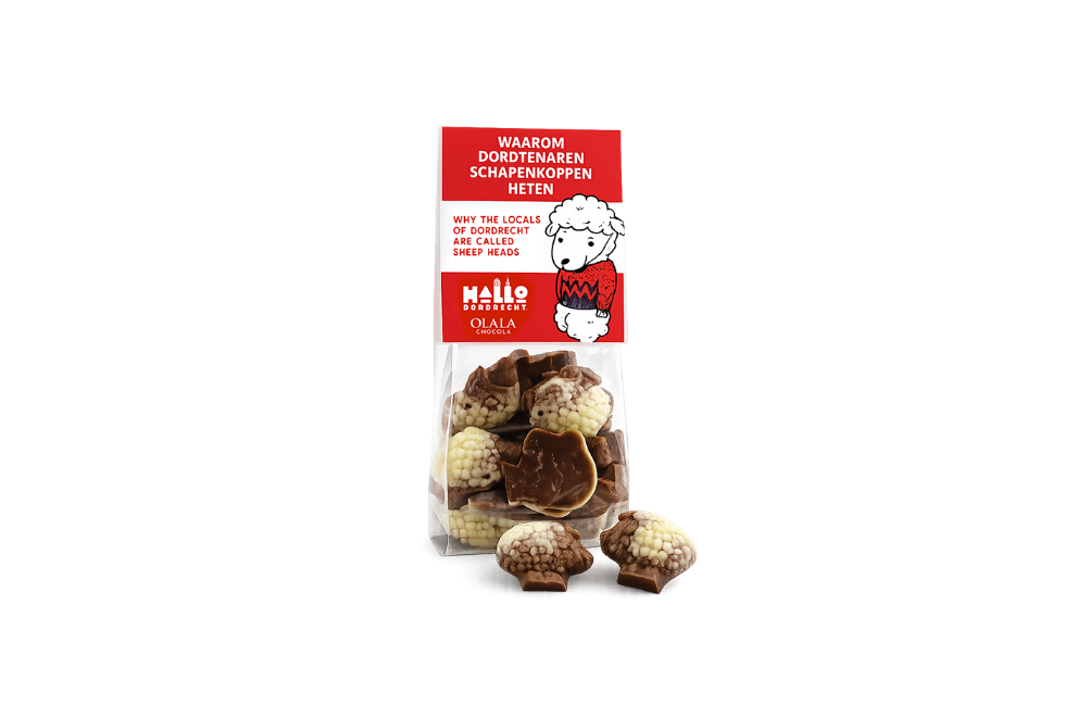 Chocolate sheep heads