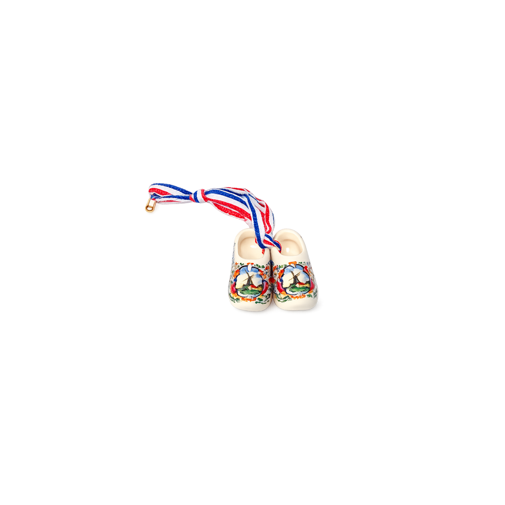 Speldje - corsage klompjes keramiek