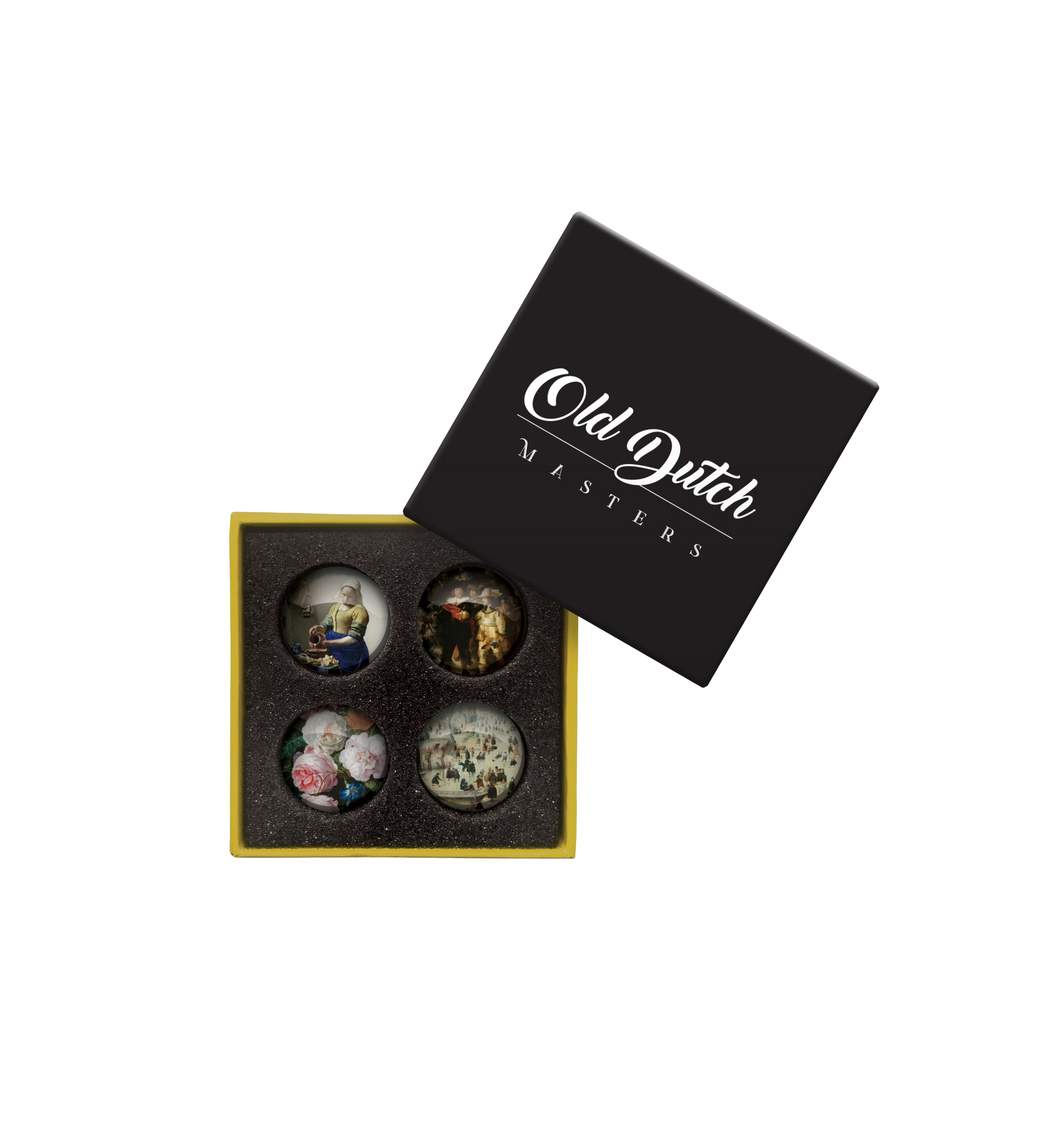Glass magnets Dutch Masters