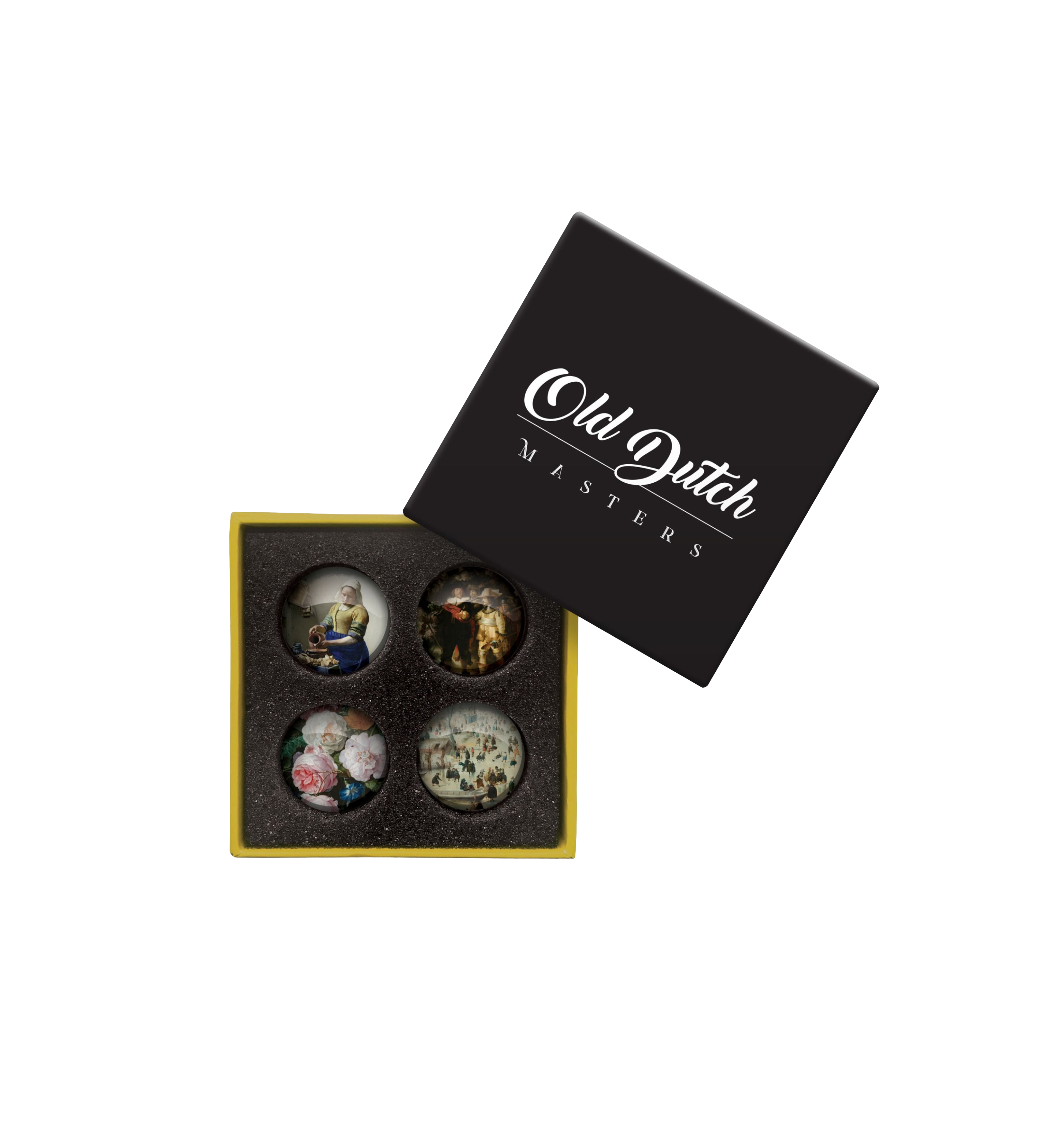 Glass magnets Dutch Masters