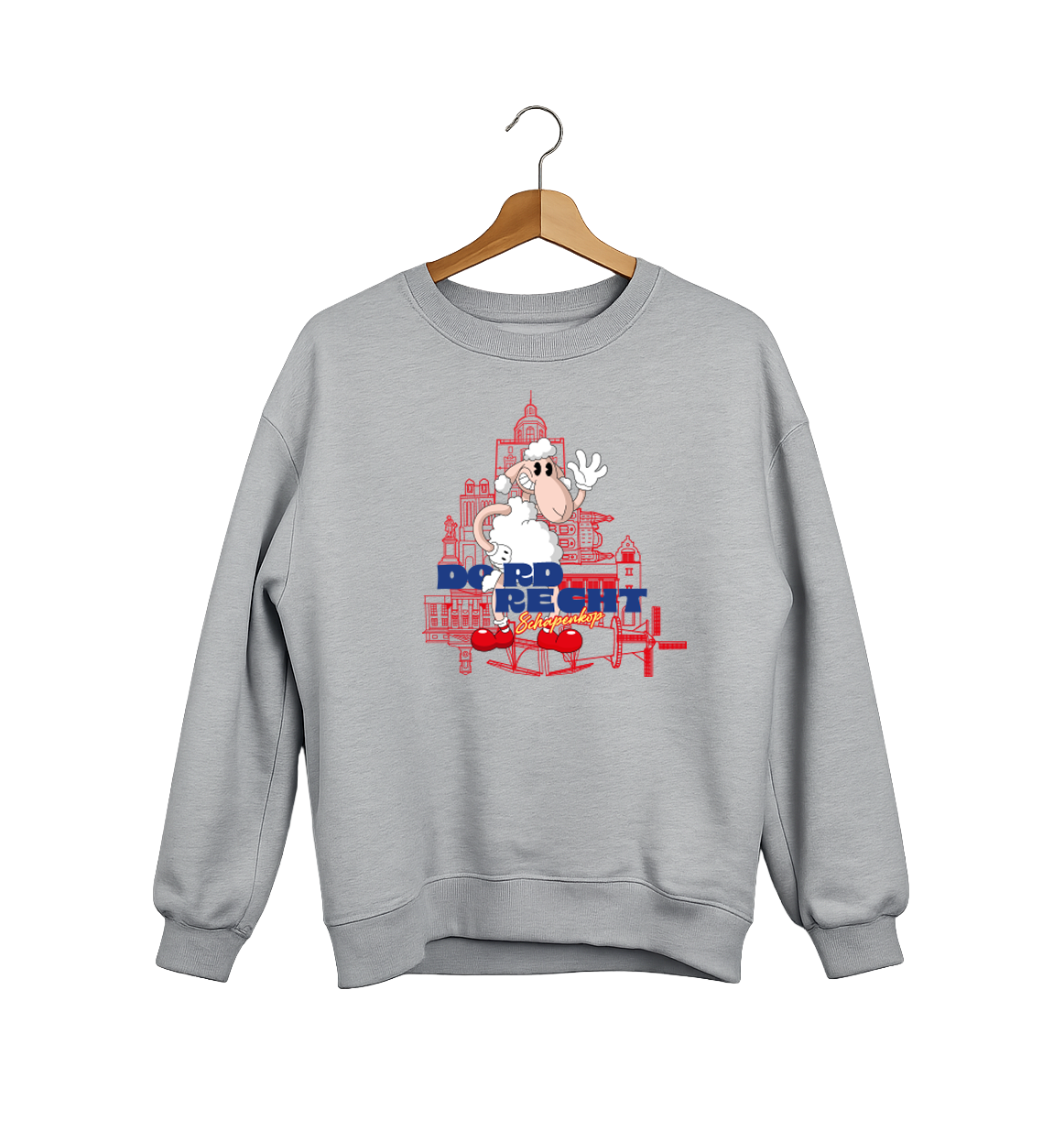 Sweater - Schapenkop cartoon