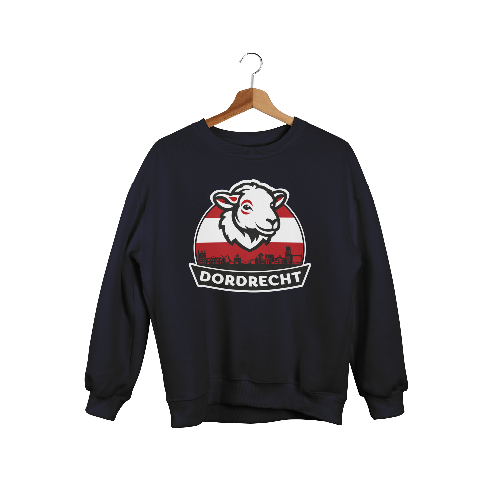 Sweater - Schapenkop + skyline Dordrecht
