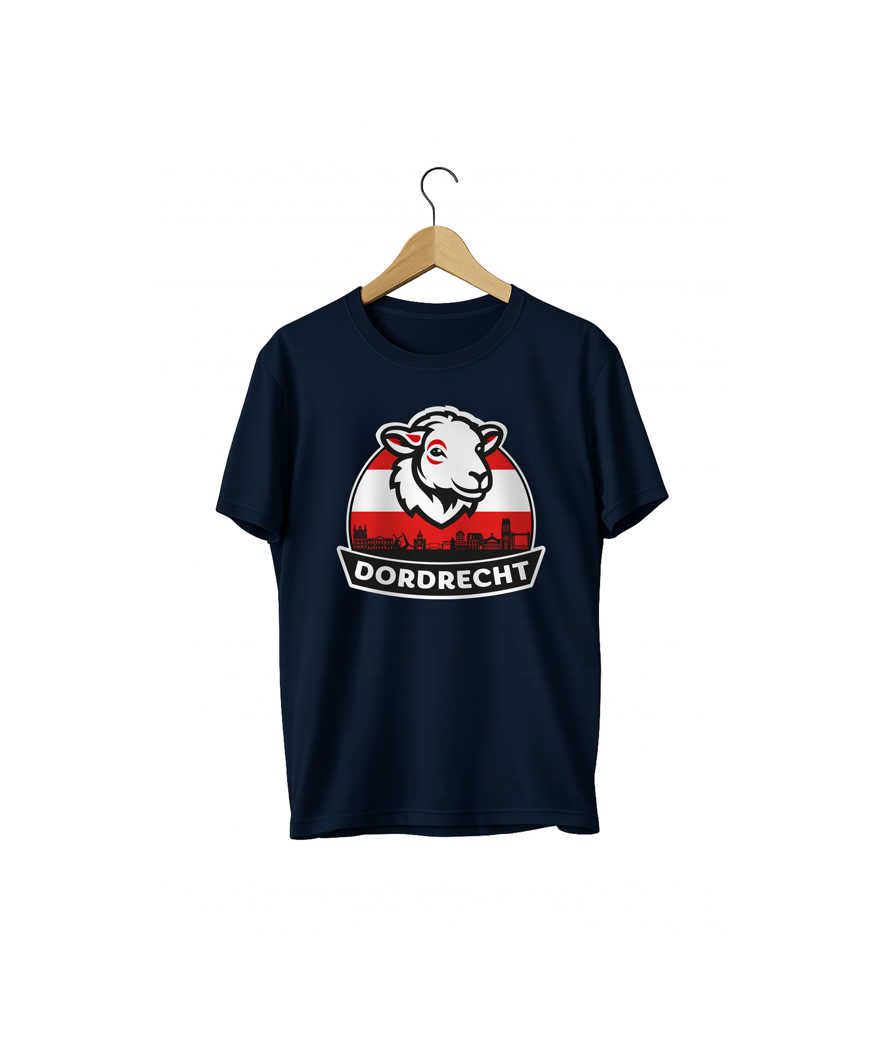 T-shirt - Schapenkop + skyline Dordrecht
