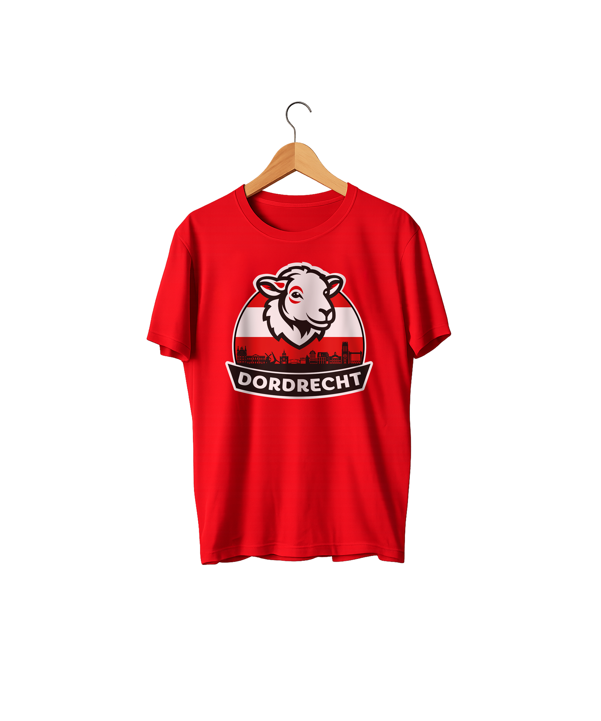 T-shirt - Schapenkop + skyline Dordrecht