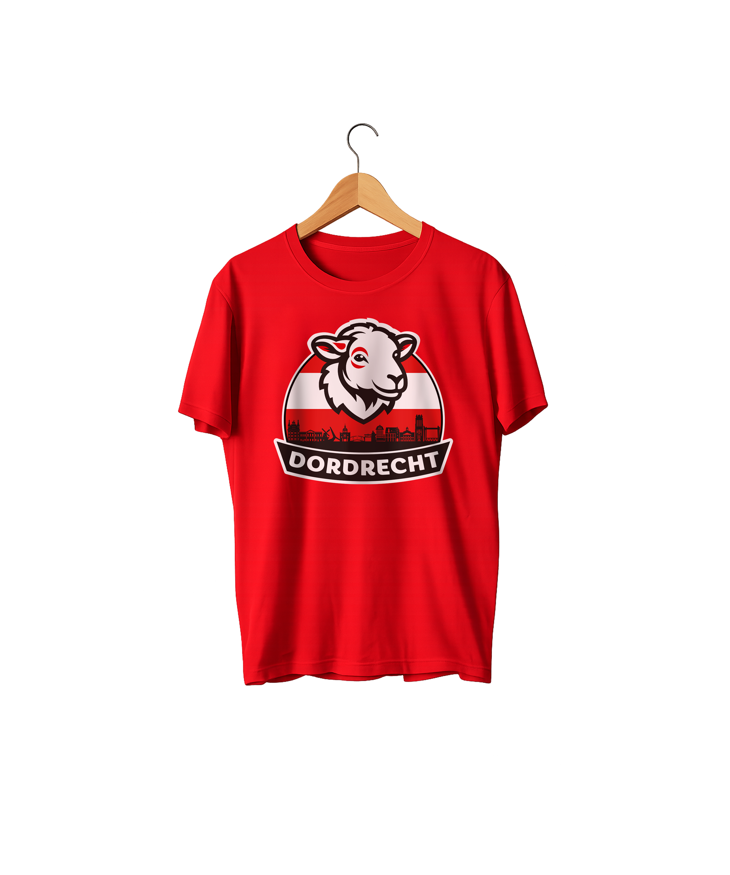 T-shirt - Schapenkop + skyline Dordrecht
