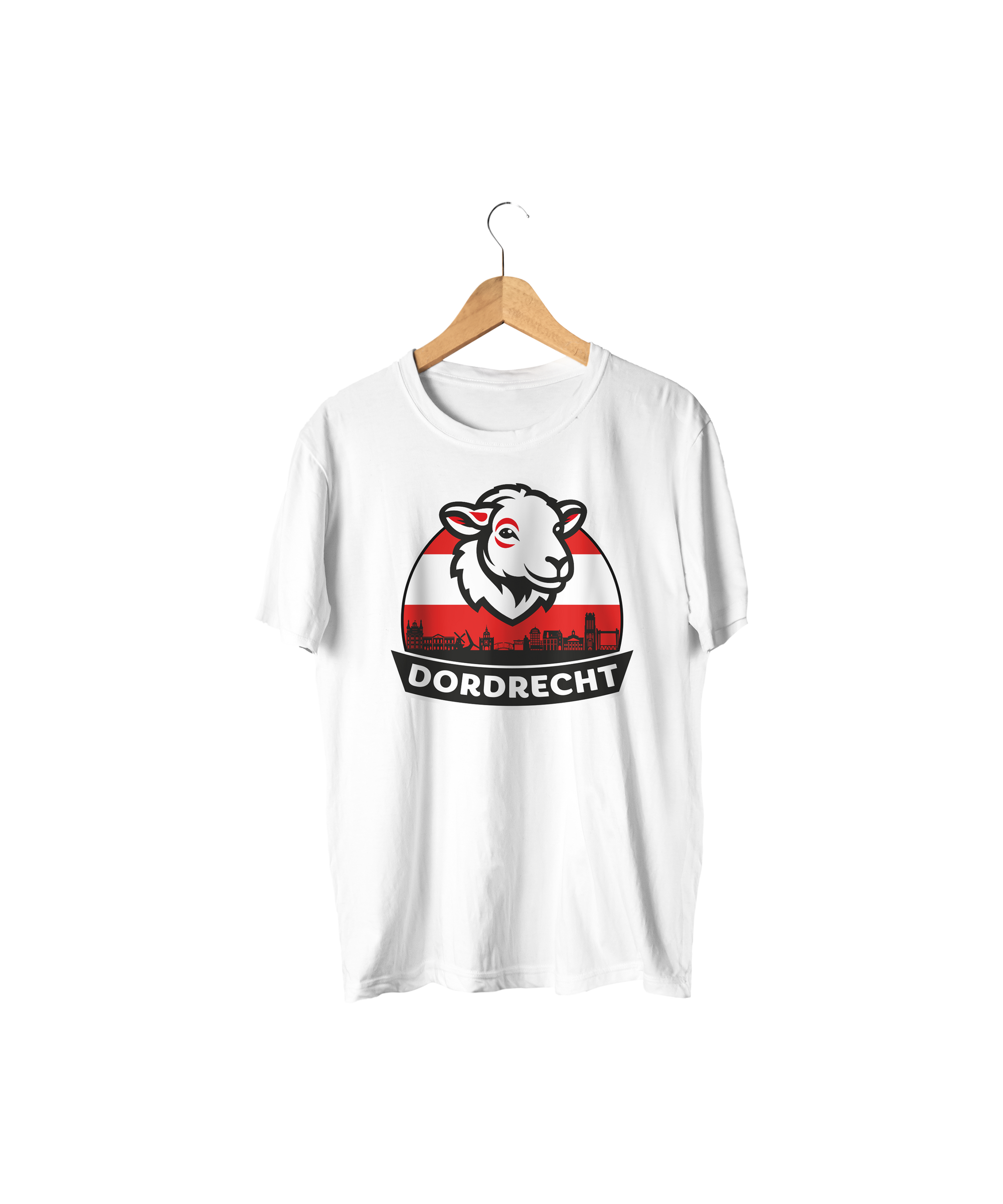 T-shirt - Schapenkop + skyline Dordrecht
