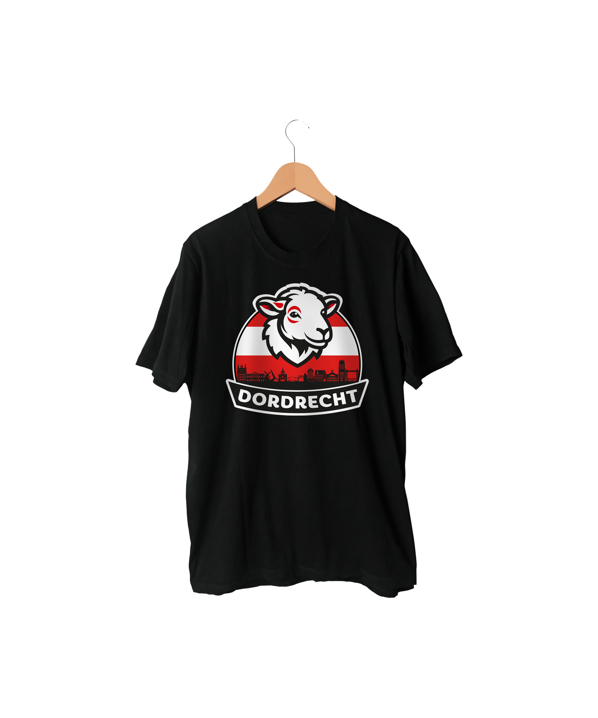T-shirt - Schapenkop + skyline Dordrecht