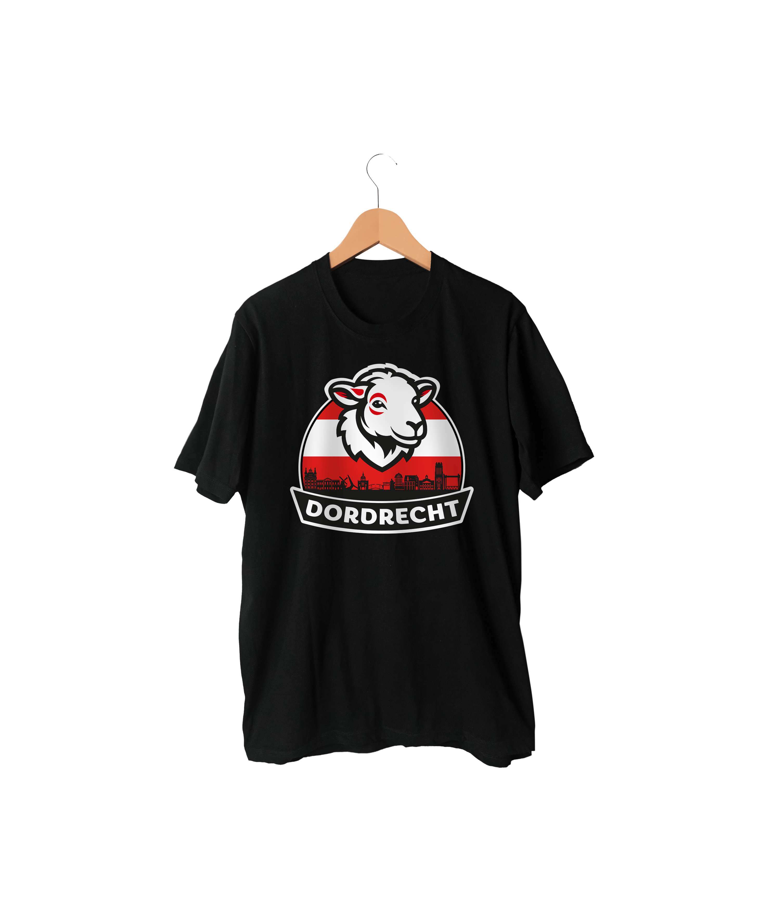 T-shirt - Schapenkop + skyline Dordrecht