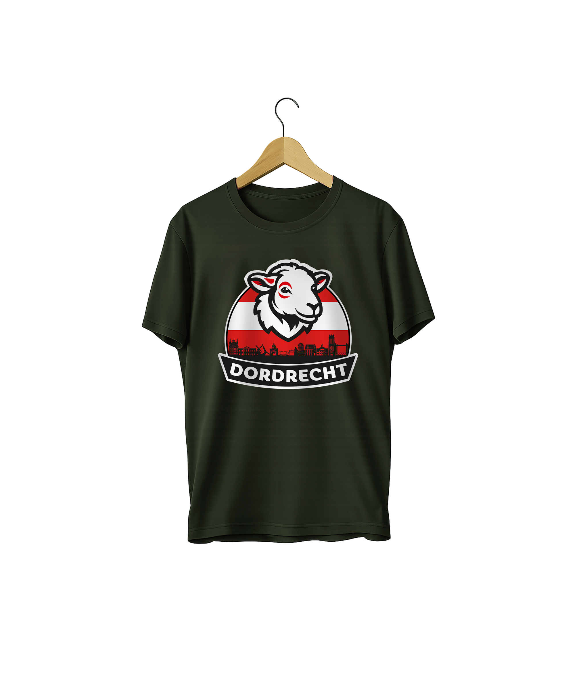 T-shirt - Schapenkop + skyline Dordrecht