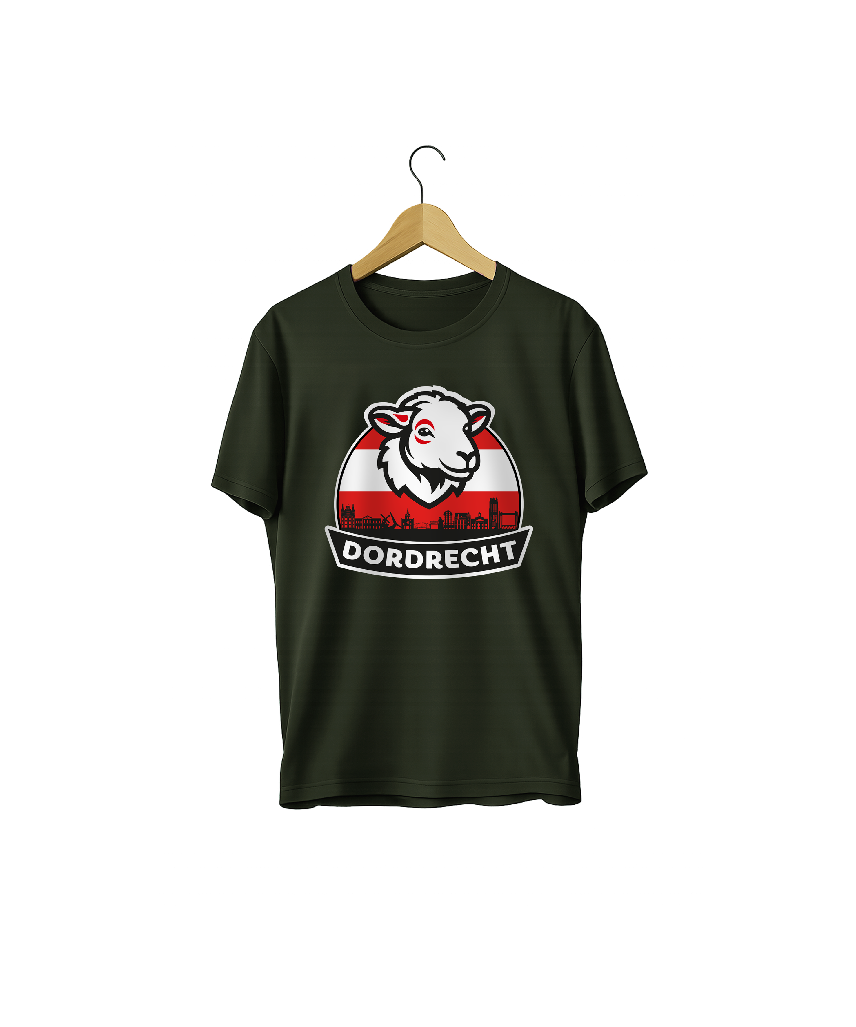 T-shirt - Schapenkop + skyline Dordrecht