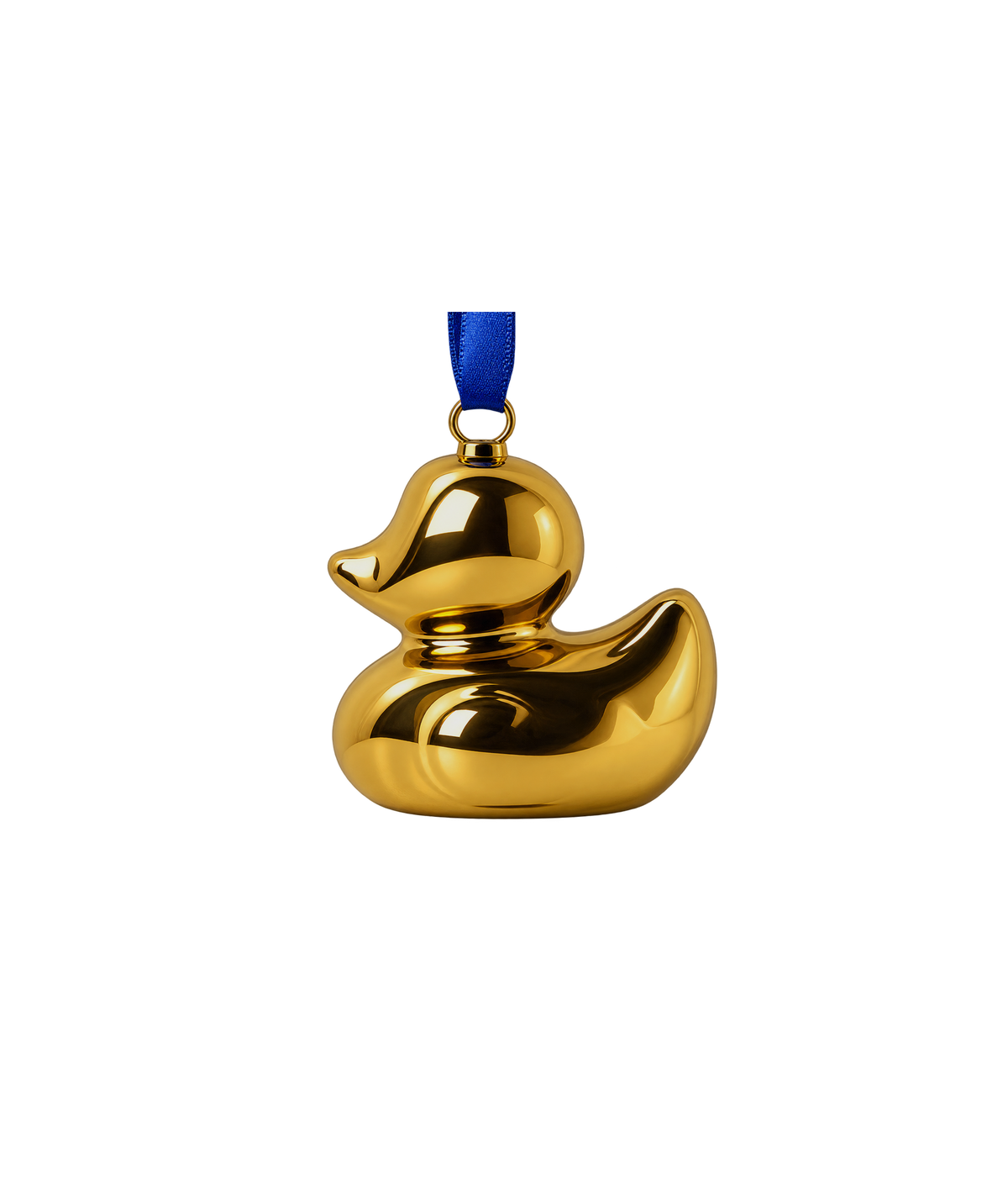 Kersthanger - badeend goud