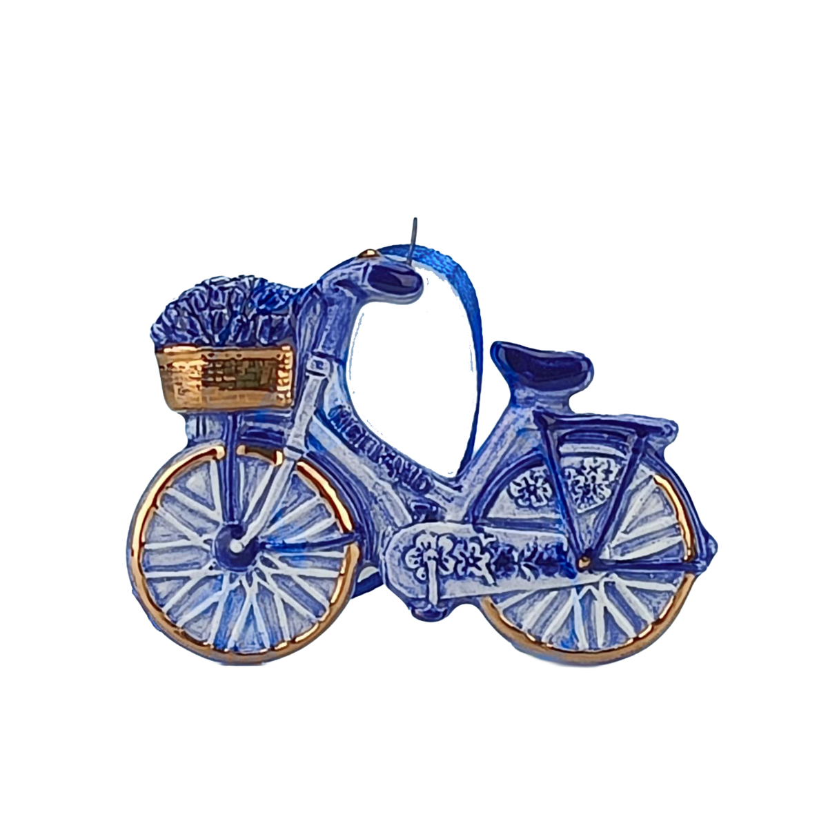 Kersthanger - fiets DB/goud