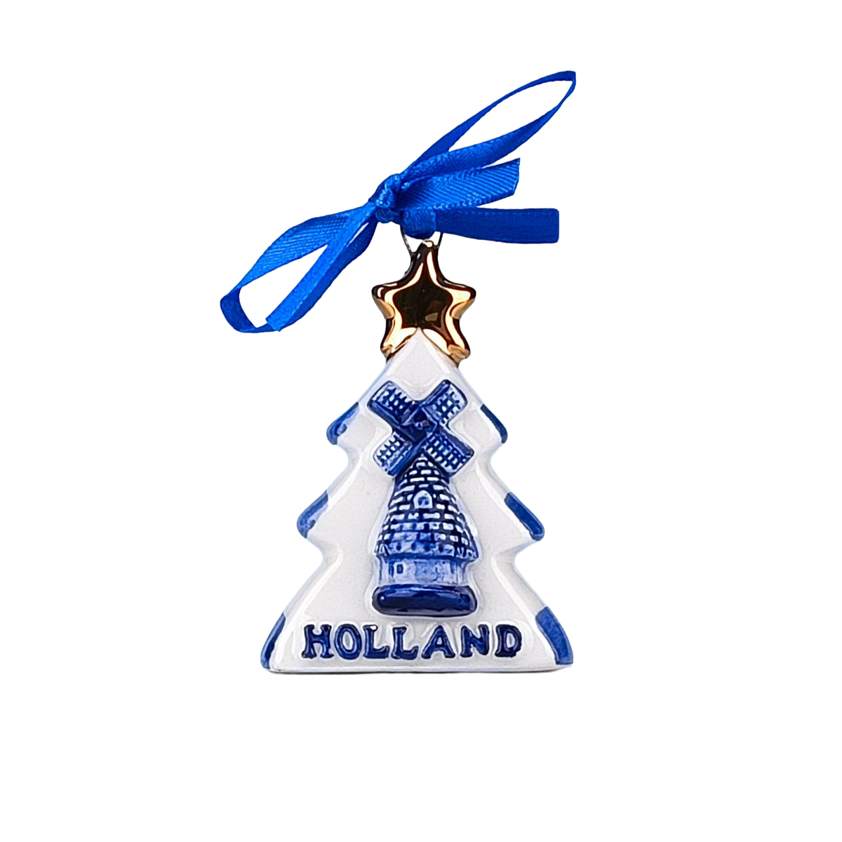 Kersthanger - boom met molen DB