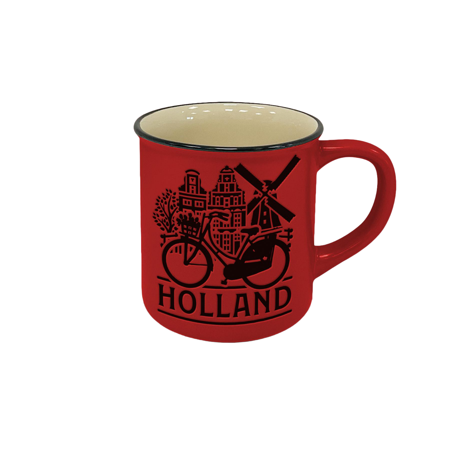 Enamel 'camp mug' Holland