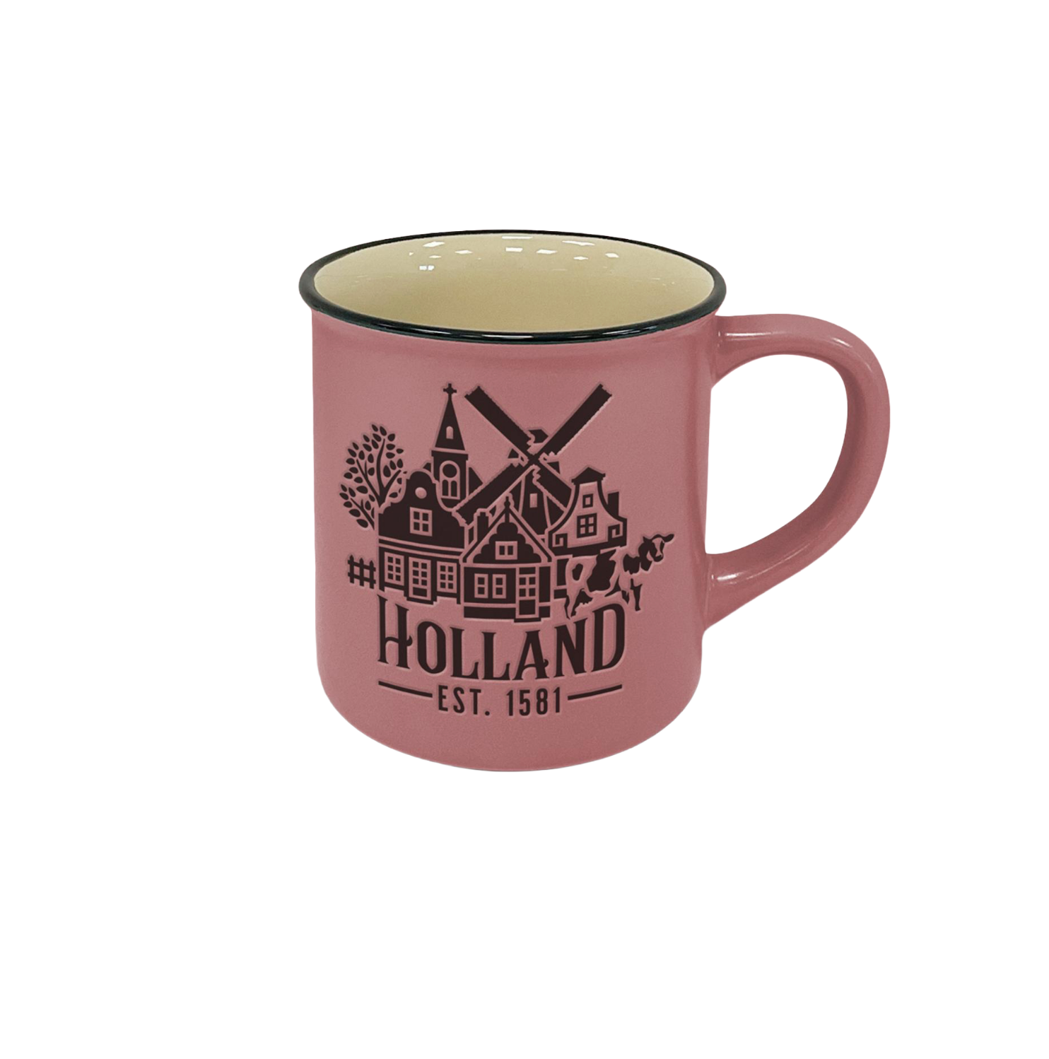 Enamel 'camp mug' Holland