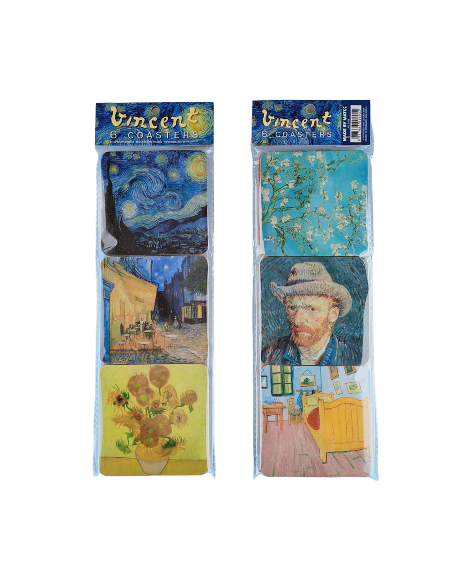 Onderzetters set van 6