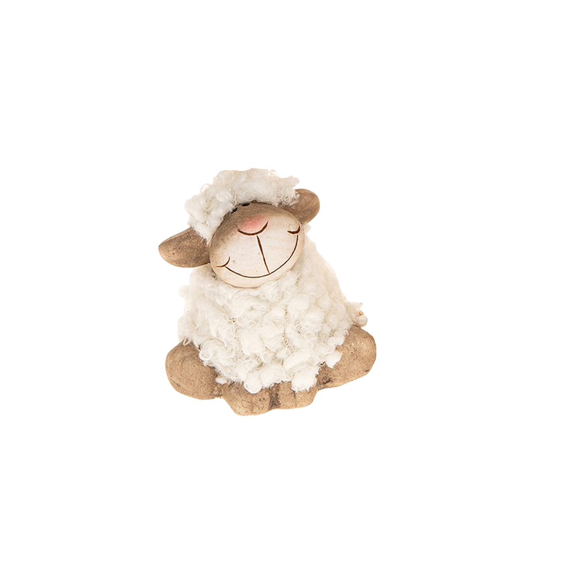 Schaapje vachtje wit - bruin (mini)