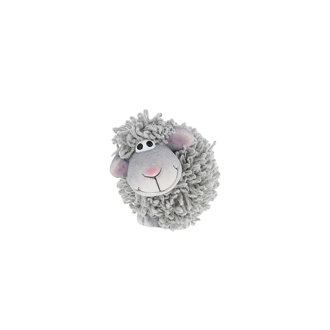 Schaapje pompom grijs