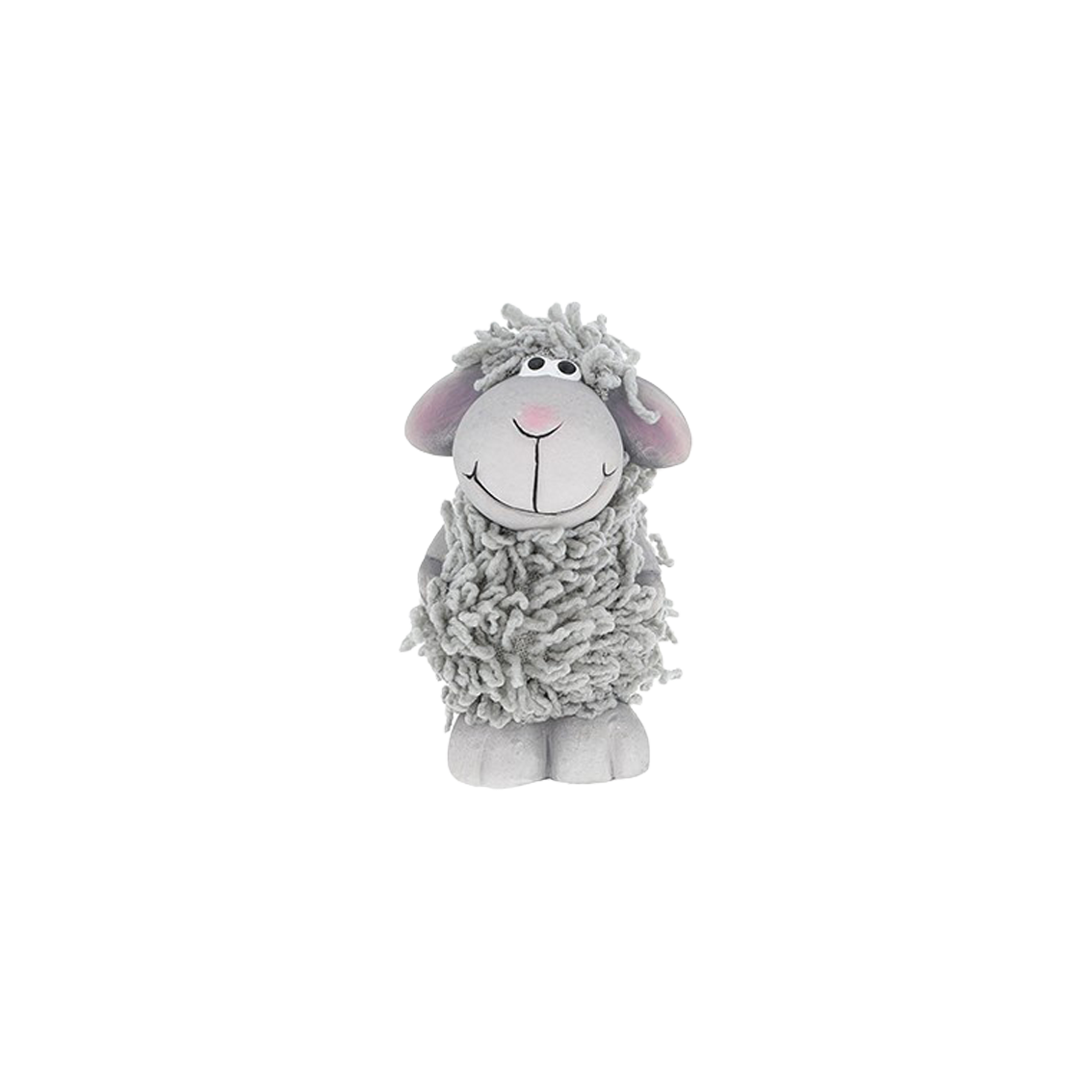 Schaapje pompom grijs
