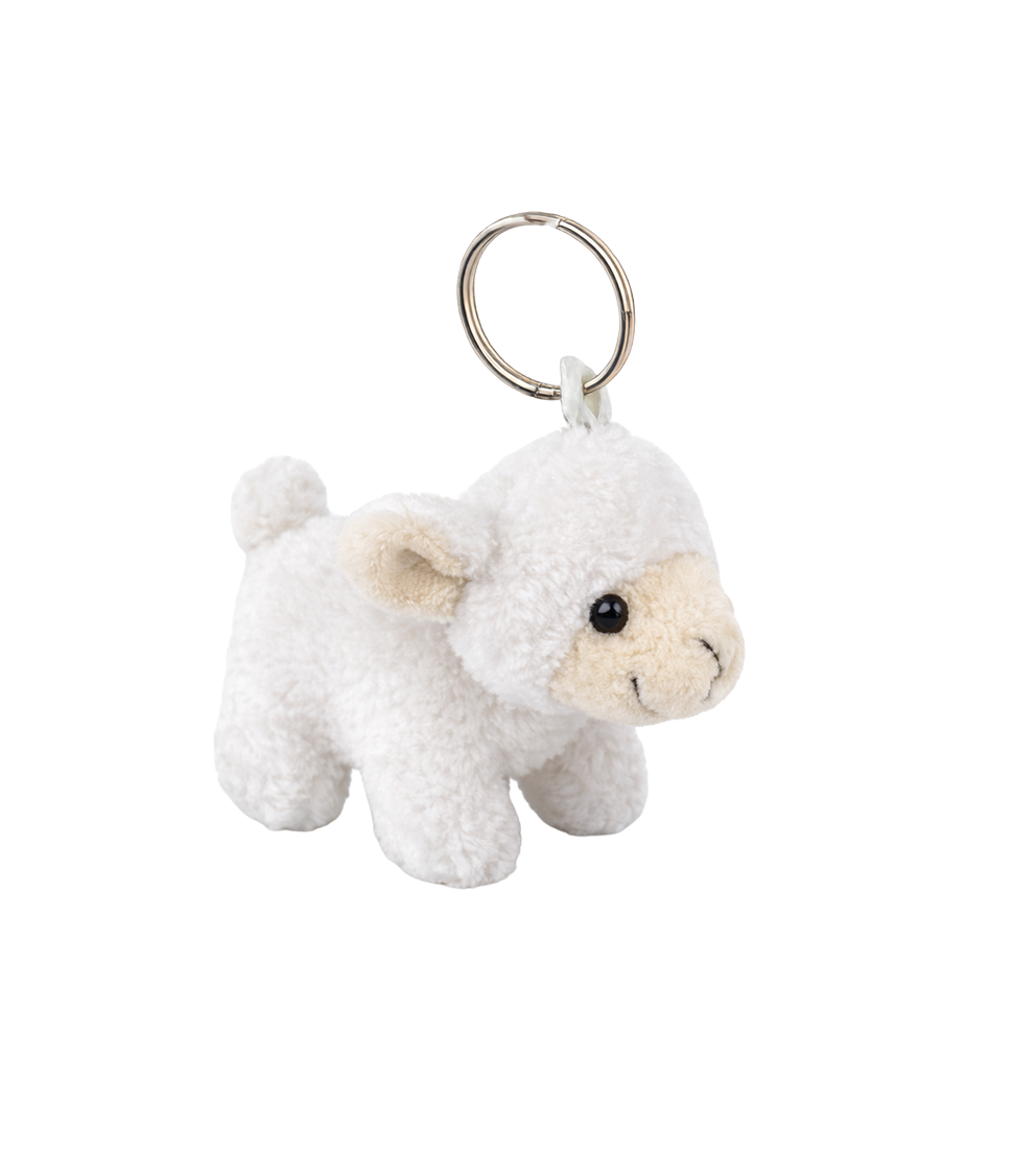 Sleutelhanger pluche lammetje