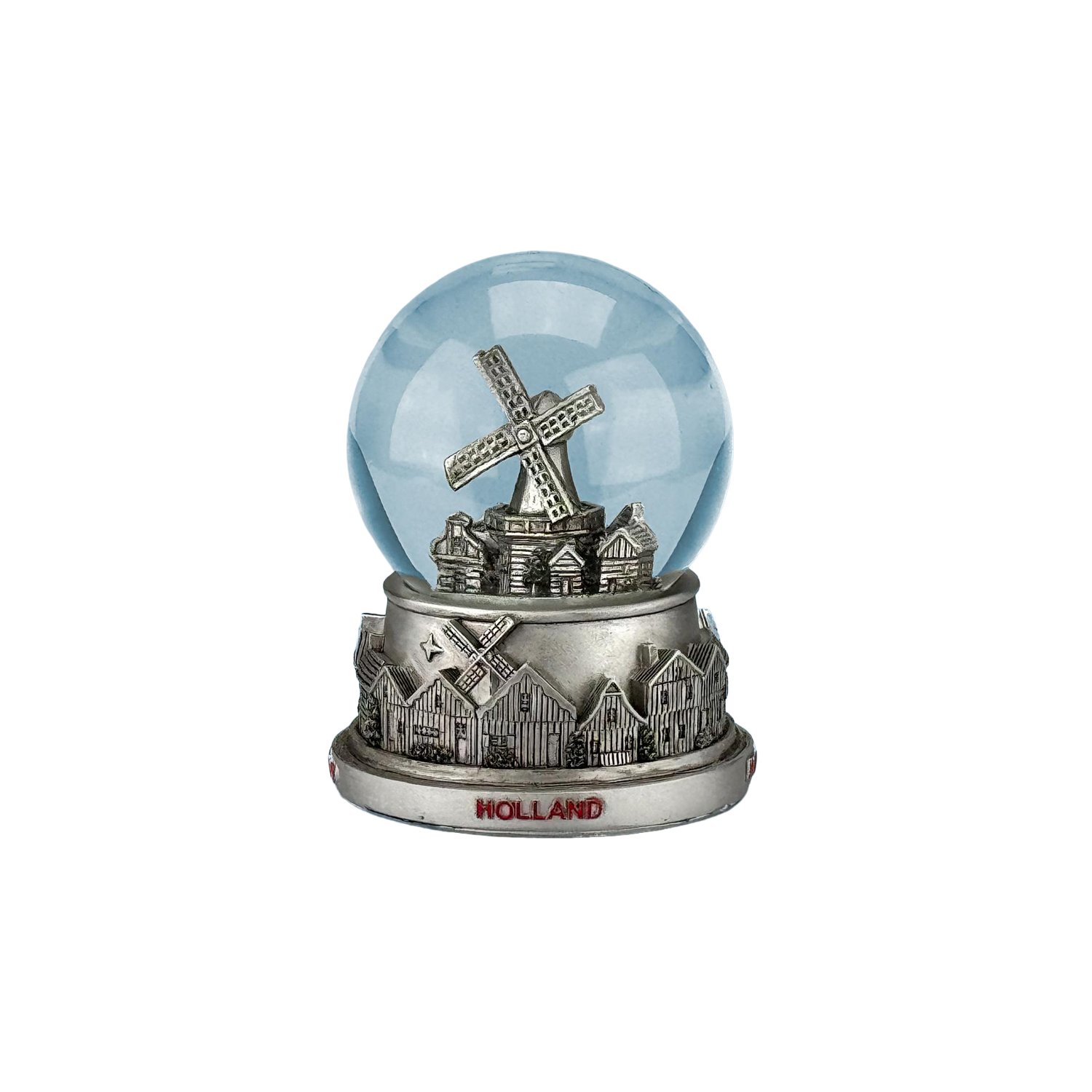 Sneeuwbol Holland zilver 9cm