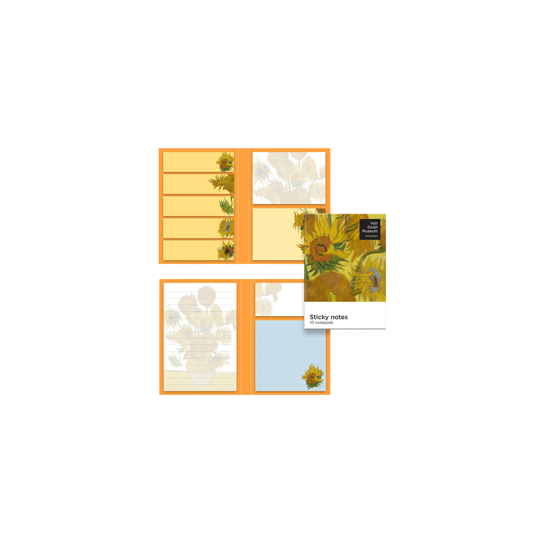 Sticky Notes - Zonnebloemen van Gogh