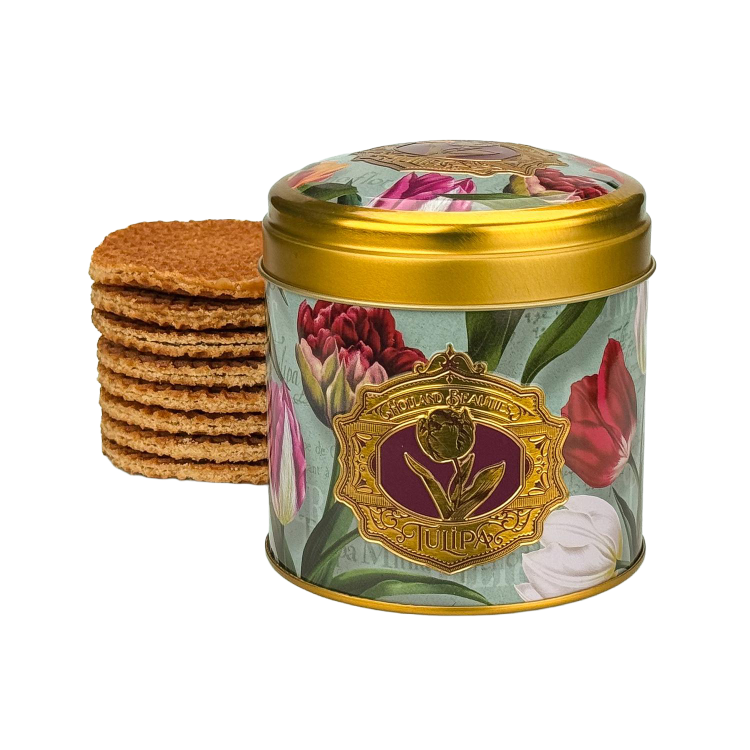 Stroopwafel Tin - Tulips
