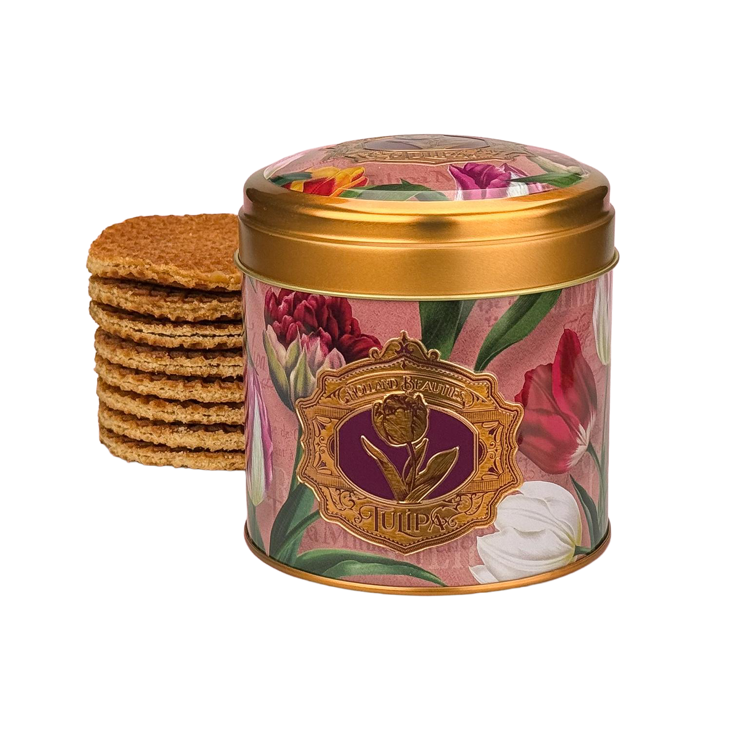 Stroopwafel Tin - Tulips