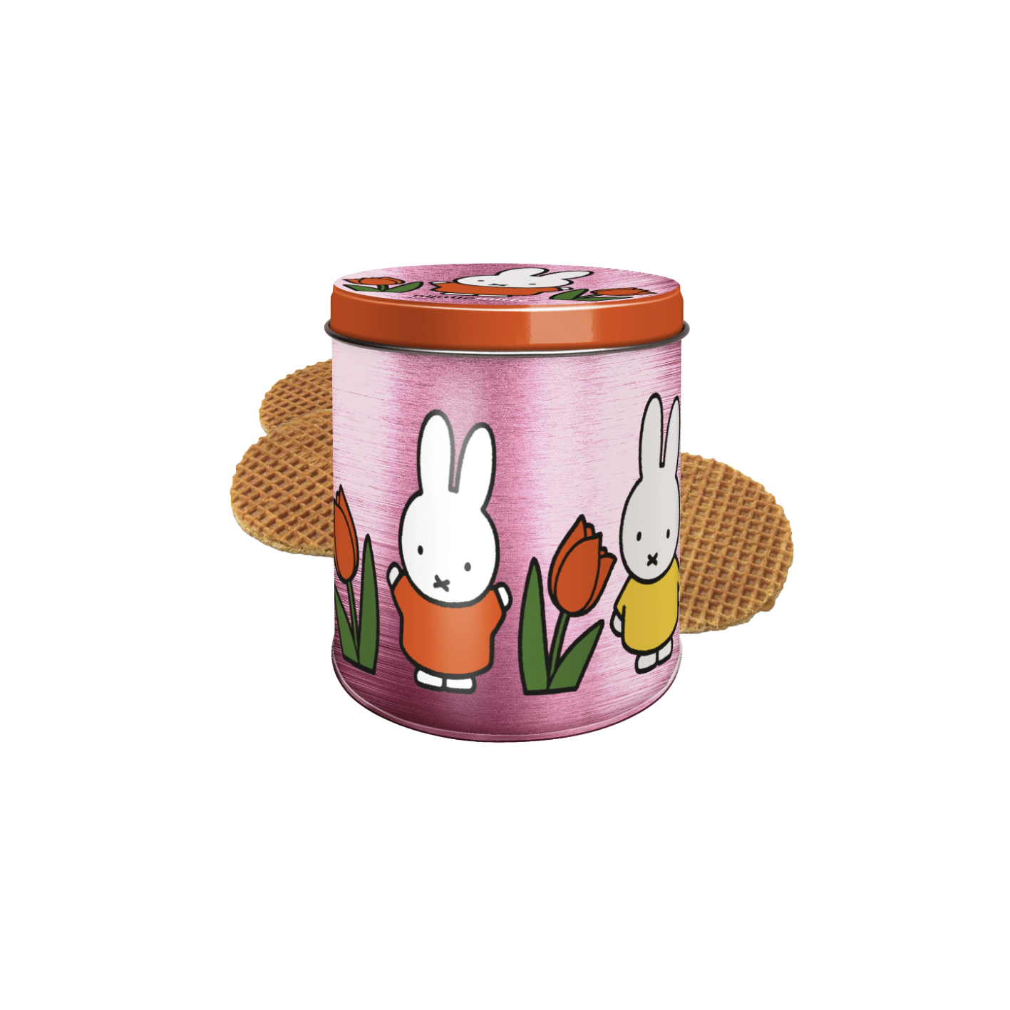 Stroopwafel Tin - Miffy pink