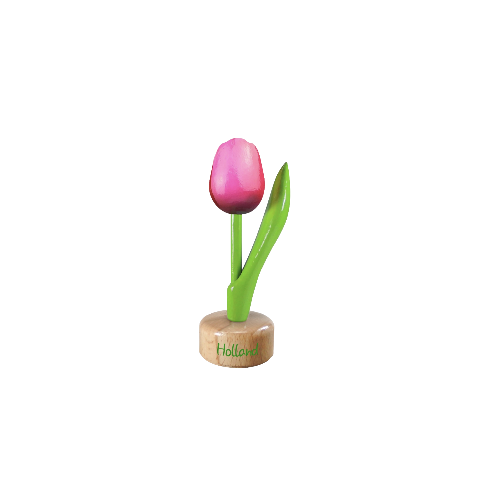 Tulip wood on base 20cm